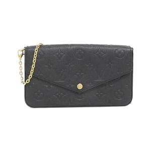 LOUIS VUITTON Black Monogram Shoulder Bag